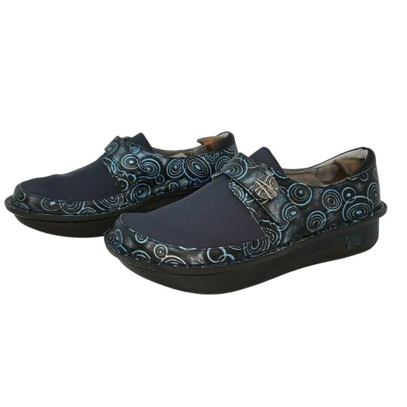 Alegria PG Lite Women’s Galaxy Blue Comfort Shoes sz 37 (US 7–7.5) Nursing Clogs - Picture 2 of 10